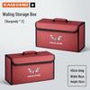 Wuling Car Trunk Storage Box Organizer for Hongguang, Rongguang, Kaijie, Xingchen, Xingchi, and Bingguo.