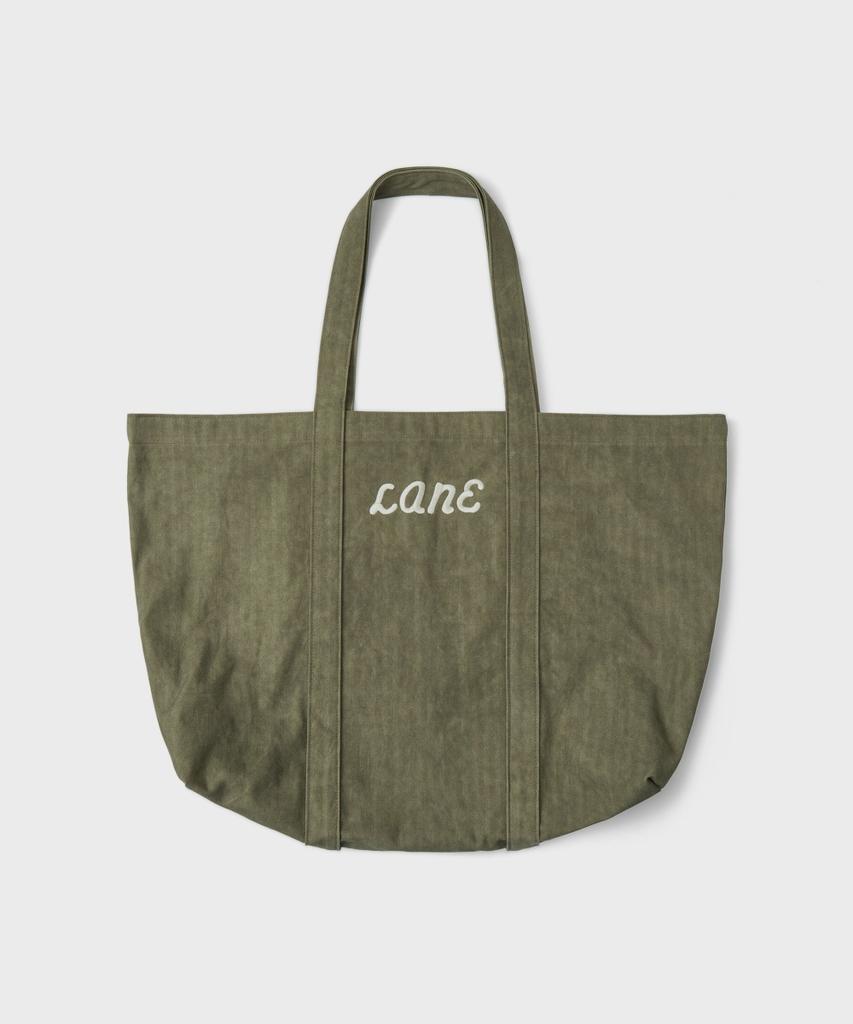 Lane Apartment Cotton Logo Big Bag [Khaki]