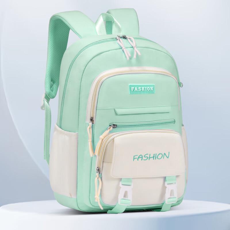 CHUNLONG Simple Splash-proof School Backpack for Kids Standard