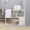 VidaXL TV Stand White 80x24x63 Cm Chipboard