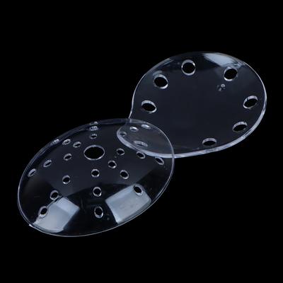 1ks průhledný plastový oční štít pro péči o oči Porézní oční oválný štít na oči