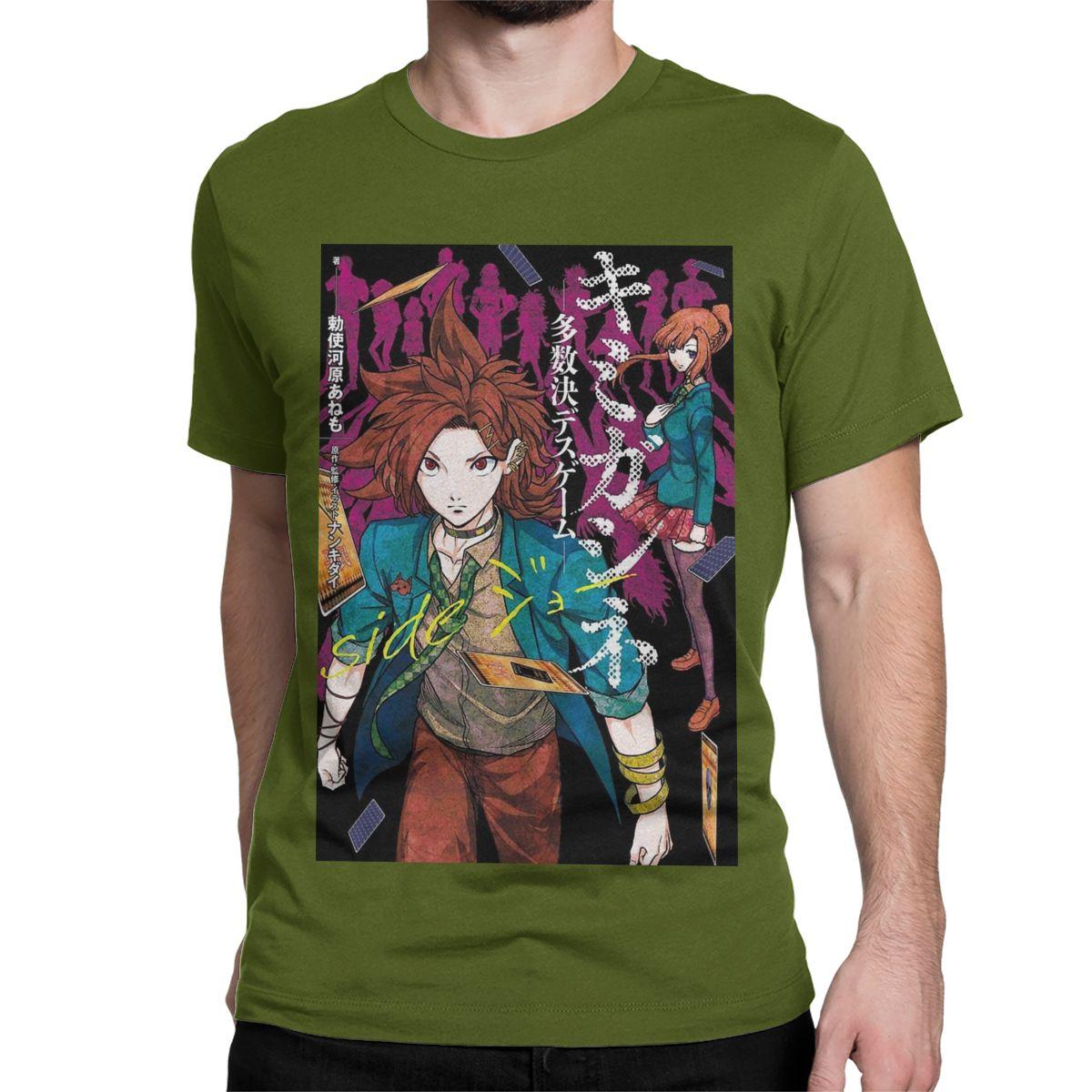 

Horror Game YTTD Anime for Men Women T Shirt Your Turn To Die Humor Tees Short Sleeve T-Shirt 100% Cotton Printing Clothes 4XL