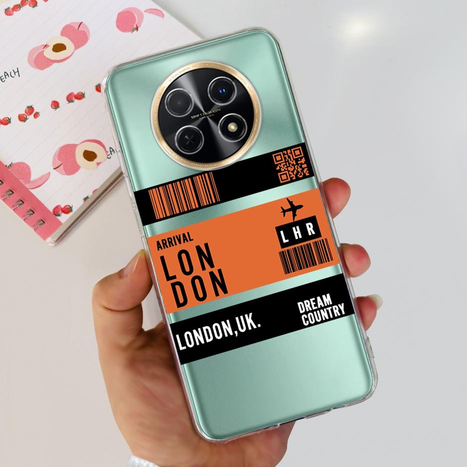 For Huawei Nova Y91 Case STG-LX1 STG-LX2 Cute Fashion Painted Cover Soft Slim Phone Case For Huawei Nova Y91 Y 91 NovaY91 Bumper