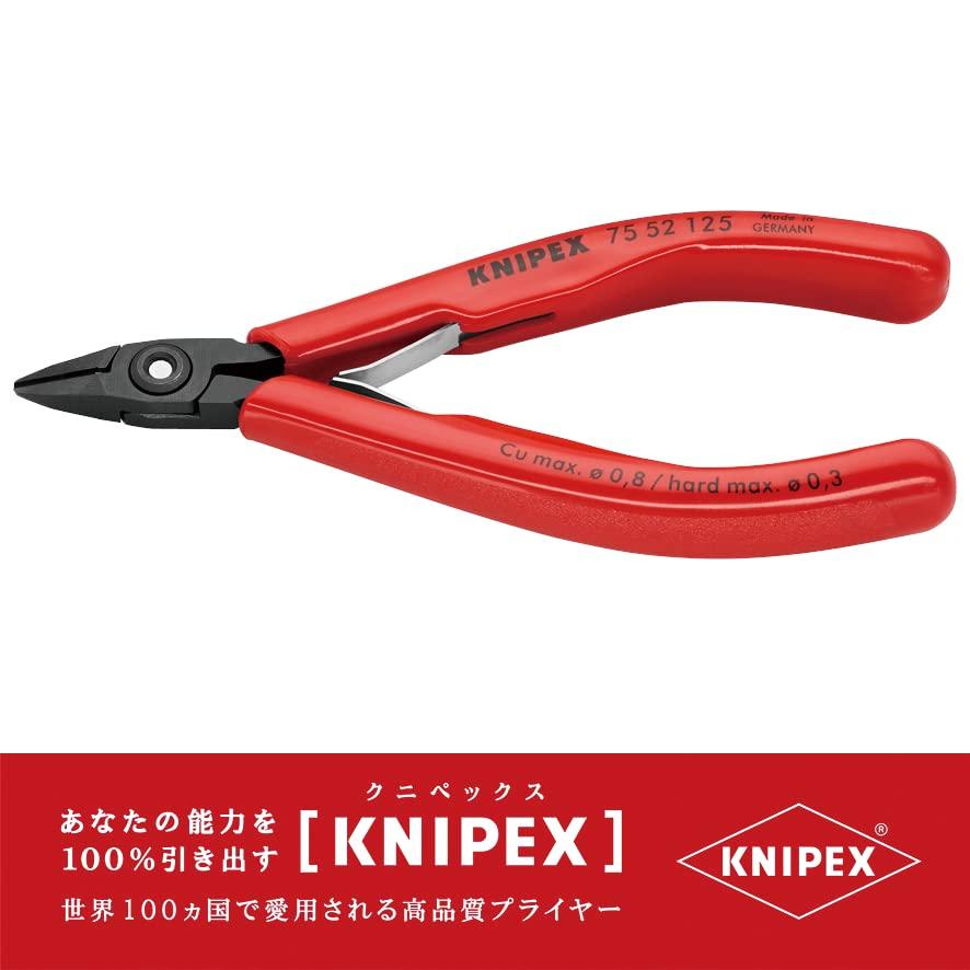 KNIPEX Electronics Cutting Pliers 7552-125 (#7551-125)
