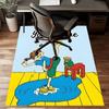 Custom Pippi Longstocking Mat Personalized Name, Polyester Washable Indoor Entryway Rug, Gift for Christmas, Easter, Thanksgiving Day