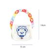 Kawai Bear Coin Bags Purse Laser Pouch Cylinder Bag Girl‘s Rainbow Chain Mini Lipstick Organizer Earphone Keychain Storage Bag