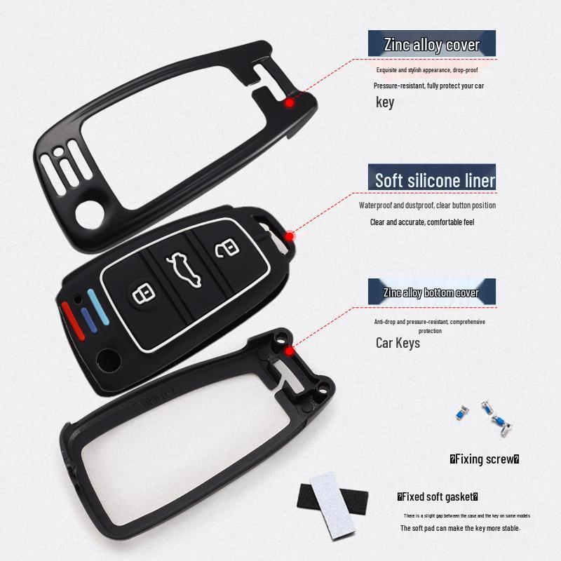 JAC iEV6E Key Case for Sihao E10X, Ruifeng M3M5, Lingbao, and Kaiyi Xuanjie Car Models