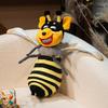 Bee Cartoon Cute Dog Plush Toy Pillow Soft Animal Doll For Children Gift Holiday