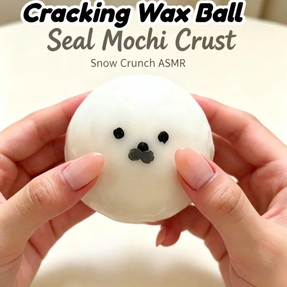 Shapable Wax Crunchy Squishy Satisfying Sound Sensory Fidget Ball Crispy Squishy Ball Kids Adults