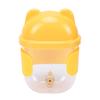 Small Animal Hanging Water Dispenser 330ml Automatic Water Bottle for Rabbits Birds Guinea Pigs Ferrets Parrots Yellow