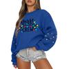 Women  Tops Women's Long Sleeve Sweatshirt Casual Crewneck Loose Fit Pollover Fleece Tops