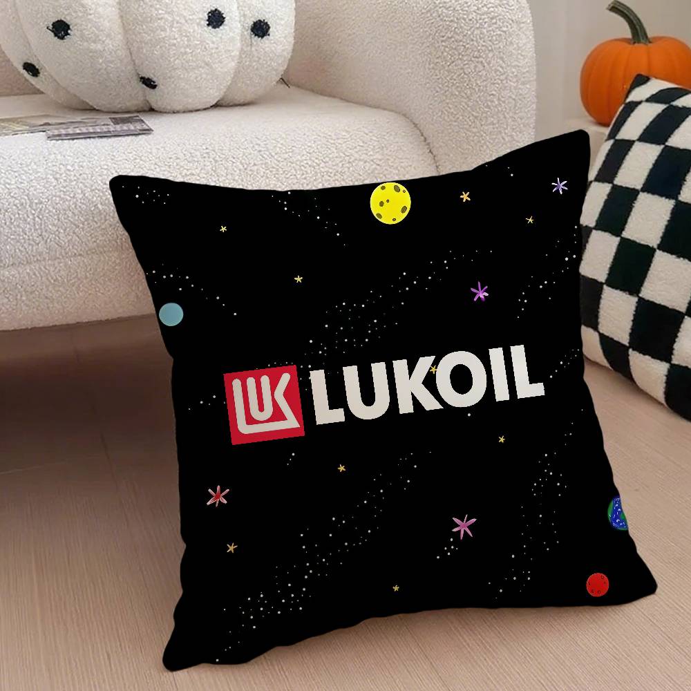 

Fashion L-lukoil Pillow Case Anti-dustmite Pillowcase Invisible zipper silky short plush Sofa cushion cover 12x12Inch