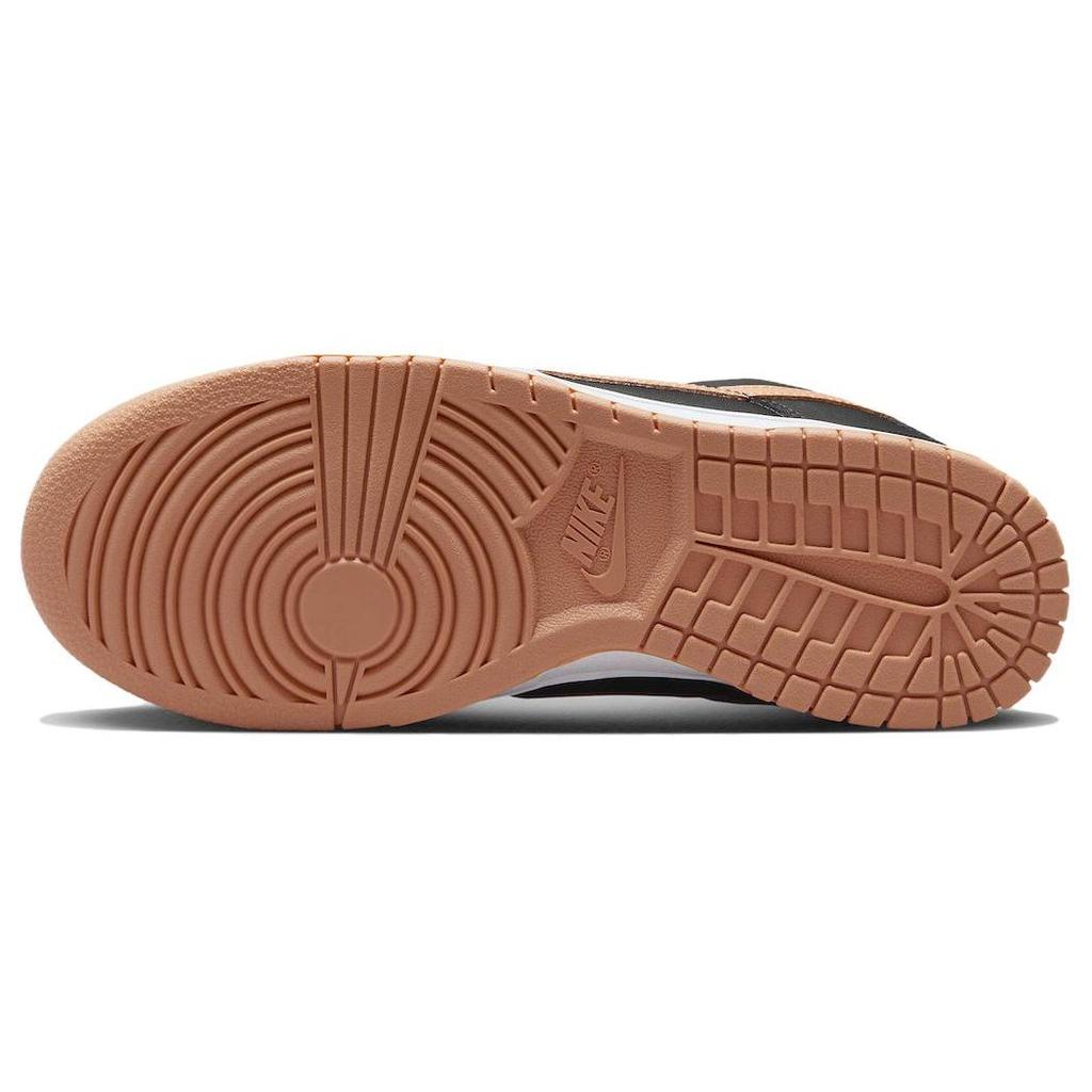 Nike Herren Dunk Low Schwarz Bernsteinbraun Herren Sneaker Weiß DV0831-004