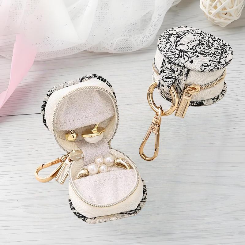 Portable Mini Jewelry Box, Travel Accessories, Earrings, Earrings, Rings, Small Ornaments,Valentine's Day gift