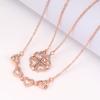 Love Variety Folding Hollow Clover Clavicle Necklace Necklace Special For