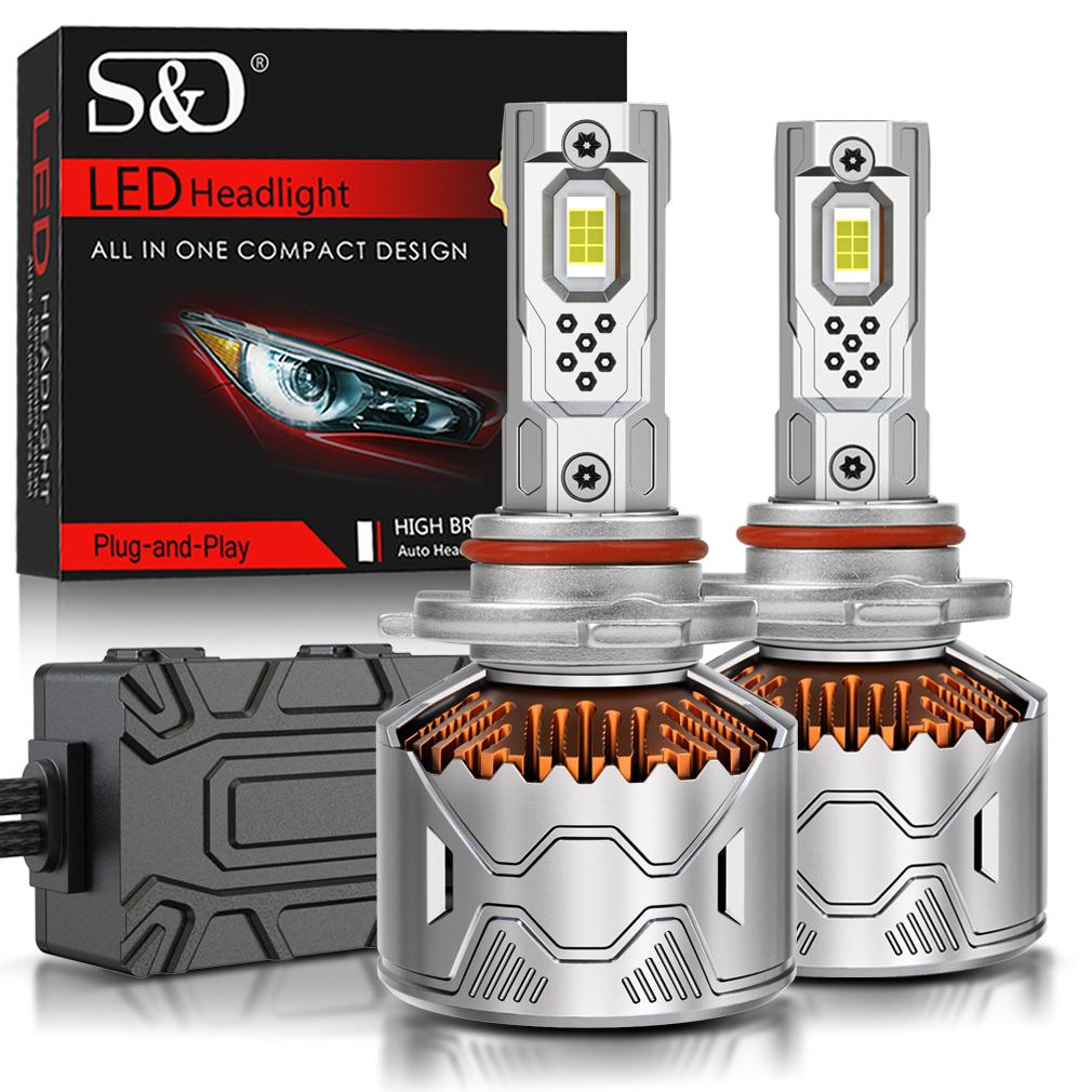 

2 шт. Светодиодные лампы для фар H7 H4 6000K H1 H8 H11 Светодиодные 9005 HB3 9006 HB4 Автолампа 60000Лм 150Вт Высокой мощности Canbus Дальний/Ближний свет CSP Автомобильная фара 9006 HB4