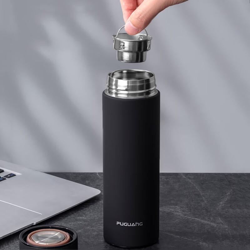 FUGUANG Rongjia Black Stainless Steel Insulated Mug
