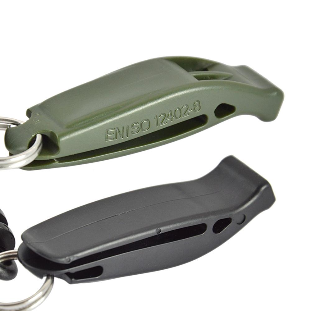 Dual Frequency Emergency Whistle One-piece Design Sos Whistle Loud Voice High Low Audio Whistle Strong Penetration Diving Rescue