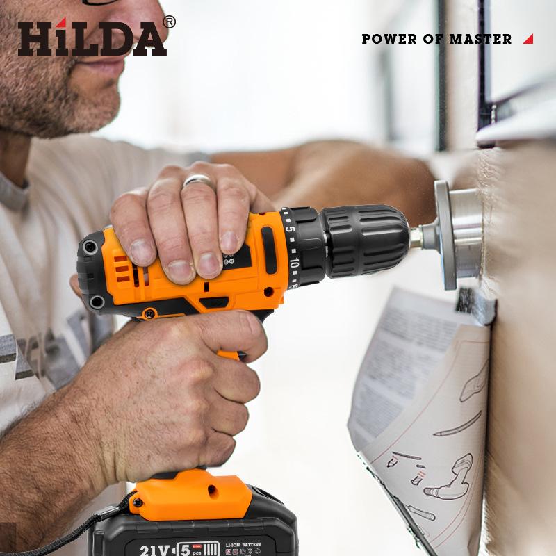 Hilda Lithium Dual Speed Electric Drill & Screwdriver
