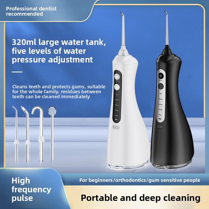 New Ultrasonic Dental Flusher Portable Intelligent Electric High Frequency Pulse Cleaning Calculus Oral Dental Cleaner