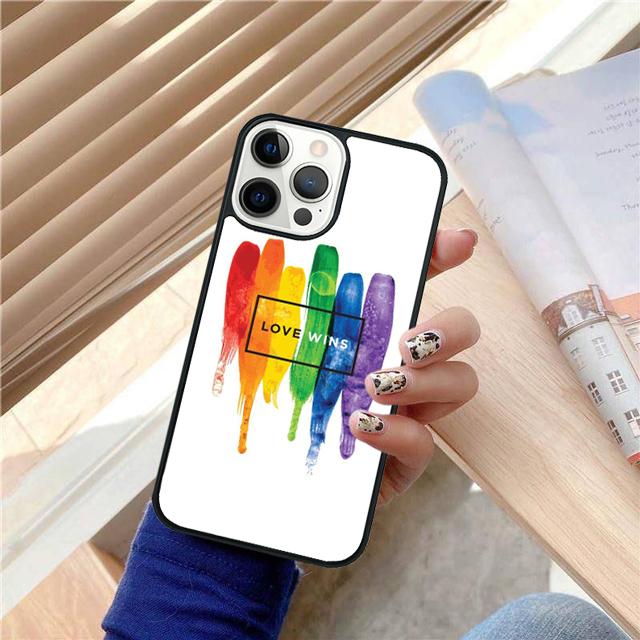 

LGBT Love Wins Coque Shell For iPhone 17 Air 15 16 Pro Max 14 13 12 11 Pro Max Plus Phone Case Cover iPhone 15
