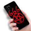 Pentagram 666 Demonic Satanic Black Silicone Phone Case For Xiaomi Redmi Note 10 11 11S 12 13 4G 8 9 11T Pro 5G + 8T 9S 10S 12S