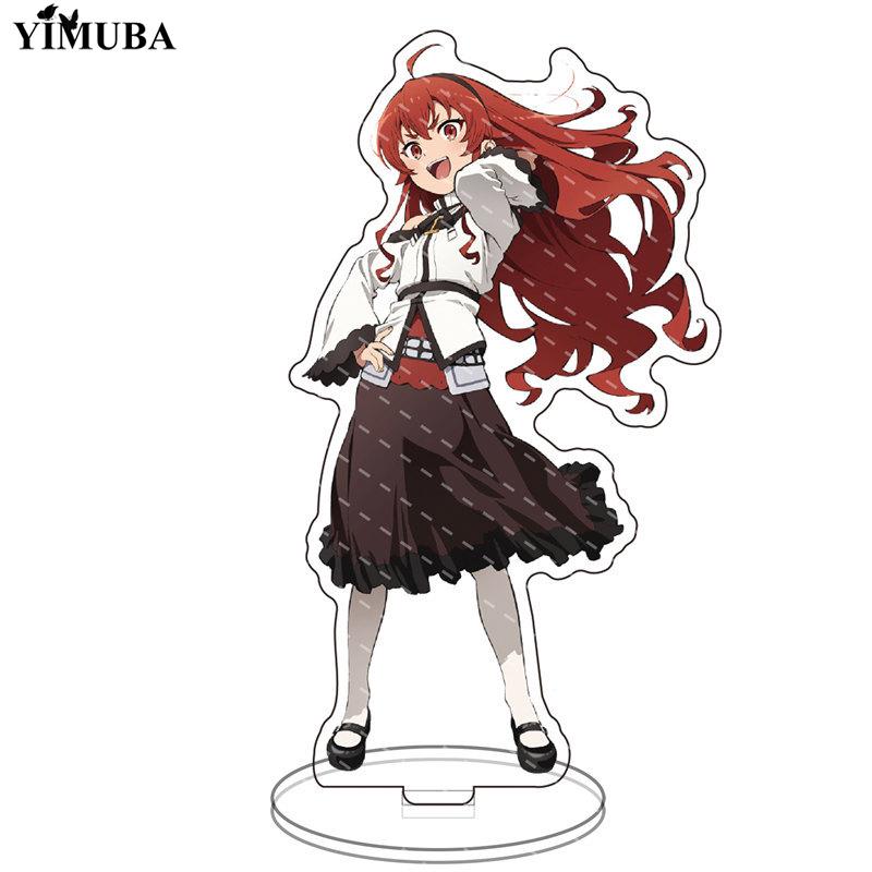 Anime Mushoku Tensei: Jobless Reincarnation Stand Model Plate Roxy Migurdia Acrylic Figures Desk Decor Cosplay Anime Lovers
