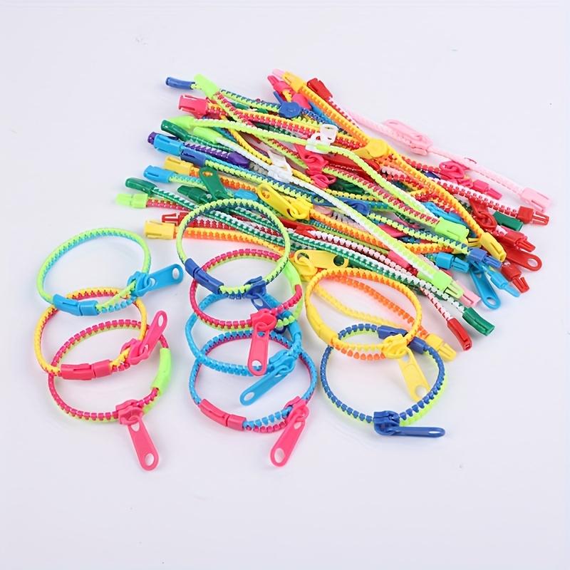 20 Stück Zweifarbige Sensorik-Armbänder - Bunte Kunststoff-Dekompression für Erwachsene, Linderung von Autismus und Angstzuständen, Kleine Geschenke für Hochzeitsfeiern