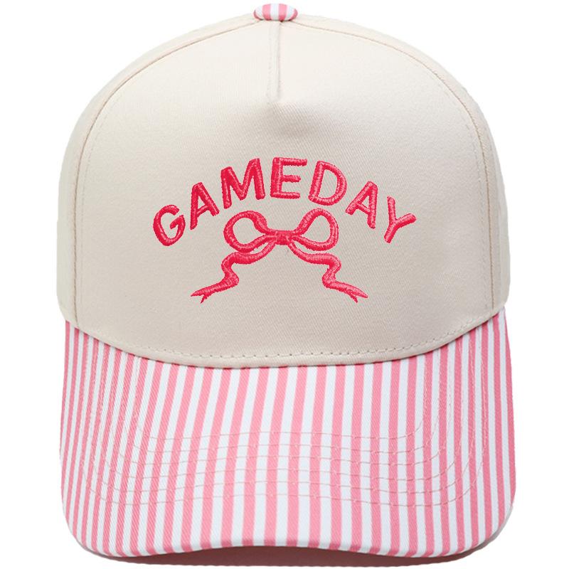 GAMEDAY Truck driver hat three-dimensional embroidery retro color matching baseball cap European and American men's and women's casual hat