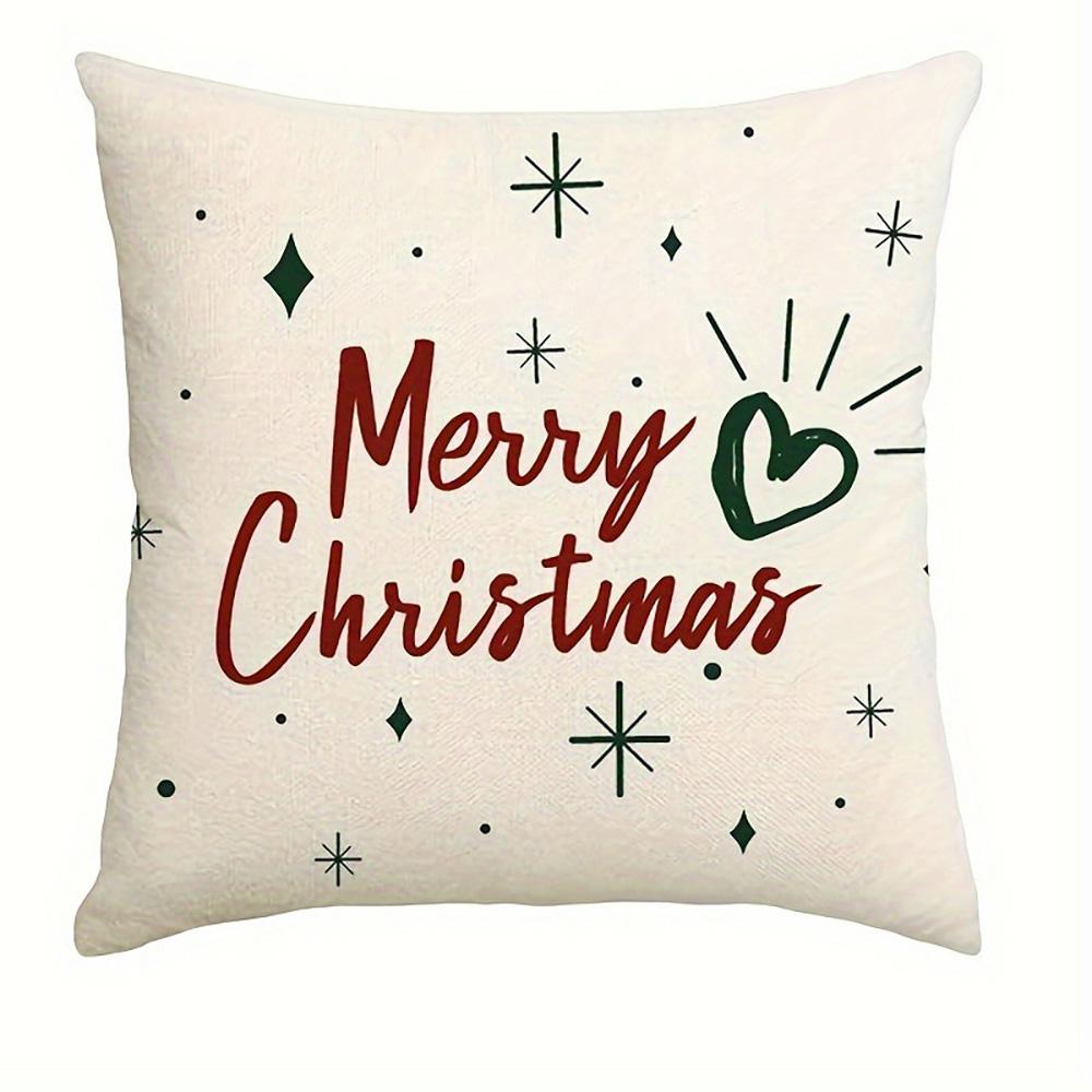 Christmas Pillow Covers: Merry Christmas & Tree Patterns for Festive Decor Sofa room cushion cover home decoration new year gift