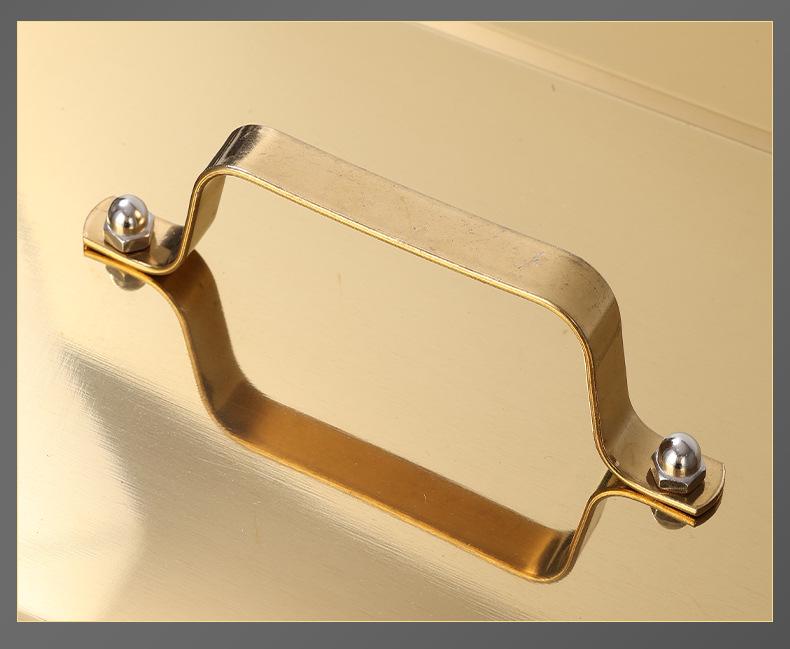 Gold-Plated Stainless Steel Folding Lid Buffet Burner Chafing Dish