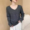 Women's Cozy Cashmere Jacquard Sweater - Warm, Fashionable & Versatile Knitwear