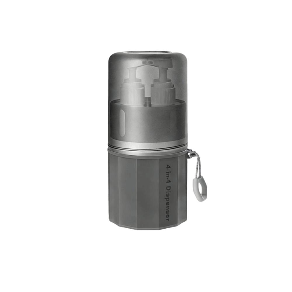 

4in1 Travel Size Containers Refillable Travel Dispenser Bottle For Smooth Wall Surfaces