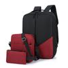 Li Shen Men's Casual 3-Piece Laptop Backpack Set
