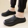 2024 New Men Slippers Fashion Mules Shoes Soft EVA Sand Beach Slipper Large Size Slides Shoes Solid Color Outdoor Casual Sandals