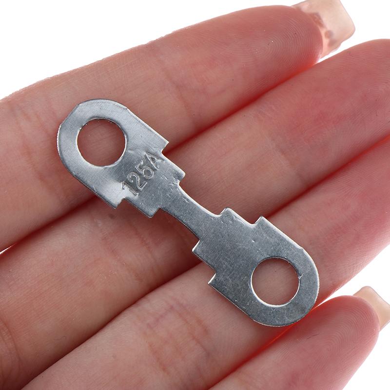 10 ks 30A-150A 32Vdc automobilový plochý zinkový plech s malou pojistkou do auta