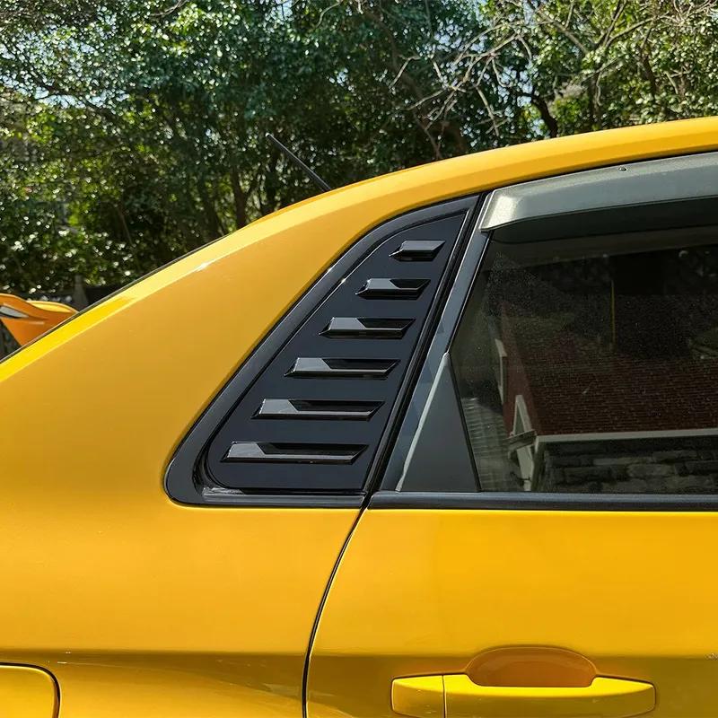 For Subaru Impreza WRX STI 2011-2014 Car Rear Window Louver Shutter Cover Side Vent Trim Windshield Cover ABS Car Accessories