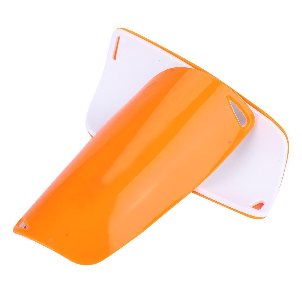 1 Pair Adult Child Football Sports Shinguards Soccer Ball Shin Guards Legs Protector Orange S