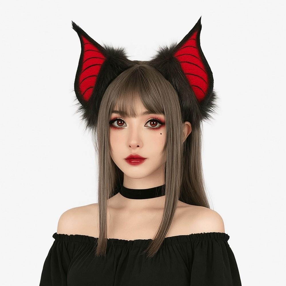 Furry Halloween Costume Cosplay Props DIY Devil's Sweetheart Tail Casual Bat Wings  All Saints' Day