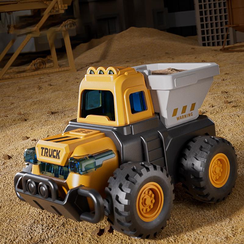 1:55 Diecast City Truck Diecast Model Fire Sanitation Engineering Car Inertial Play Vehicle Educational Toys For Children Gift