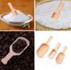 1Pcs Wooden Mini Tea Coffee Scoops Seasoning Candy Spices Bath Salt Spoons