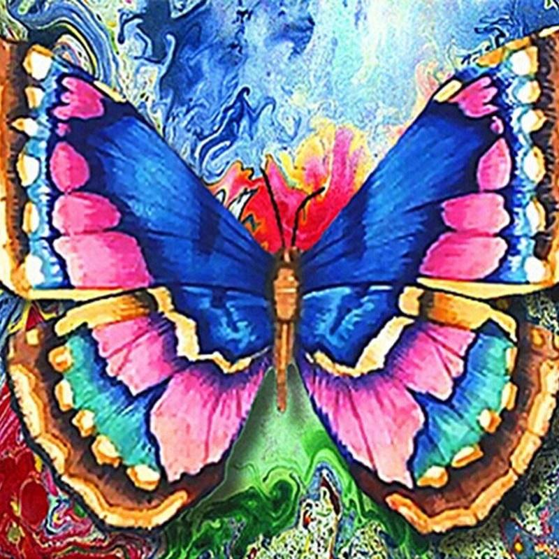 New Arrivals Diamond Painting Full Round Butterfly Cross Stitch Diamond Embroidery Animals Wall Decor Hobby Gift