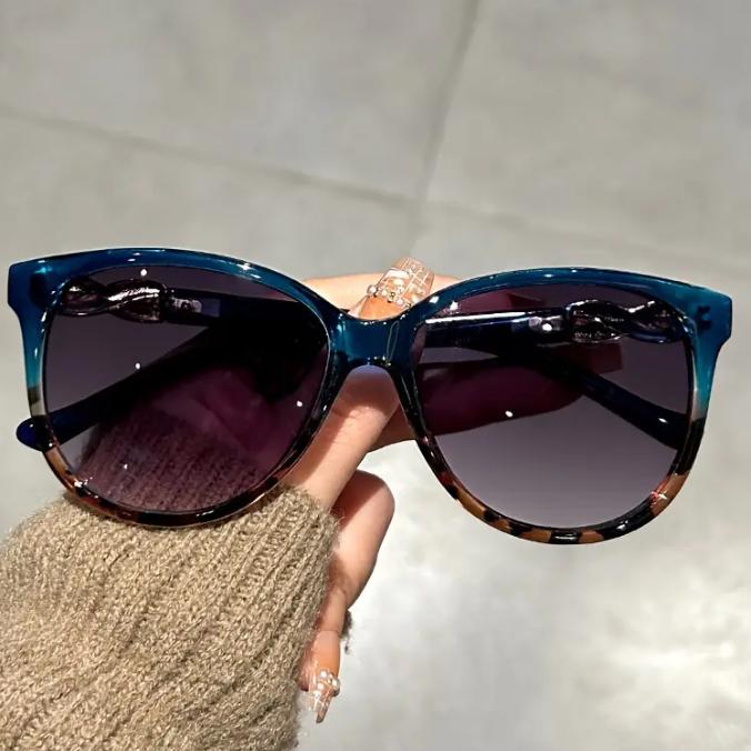 Gafas de sol estilo ojo de gato vintage para hombre y mujer, de diseñador de marca de moda, con protección UV400, para viajes y actividades al aire libre.