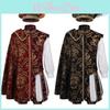 Set di Costumi Dinastia Tudor per Uomo con Giacca a Maniche Lunghe e Pantaloni per Travestimento Vintage