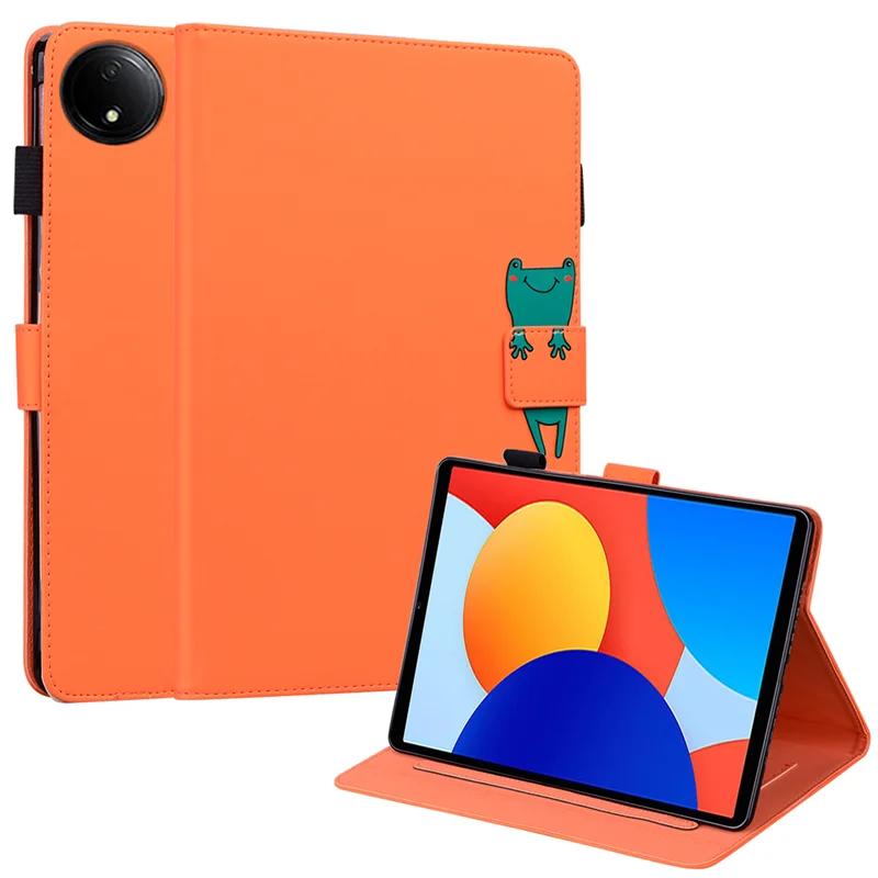 

Kawaii Tablet Funda PU Leather TPU Card Slots Shell For Redmi Pad SE Cover 8.7 inch For Xiaomi Redmi Pad SE 8.7 Case Kids Caqa For Redmi Pad SE 8.7 оранжевый