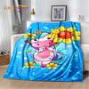 Cartoon Cute Unicorn Soft Plush Blanket,Children's Flannel Blanket Throw Blanket for Living Room Bedroom Bed Sofa Picnic Cover