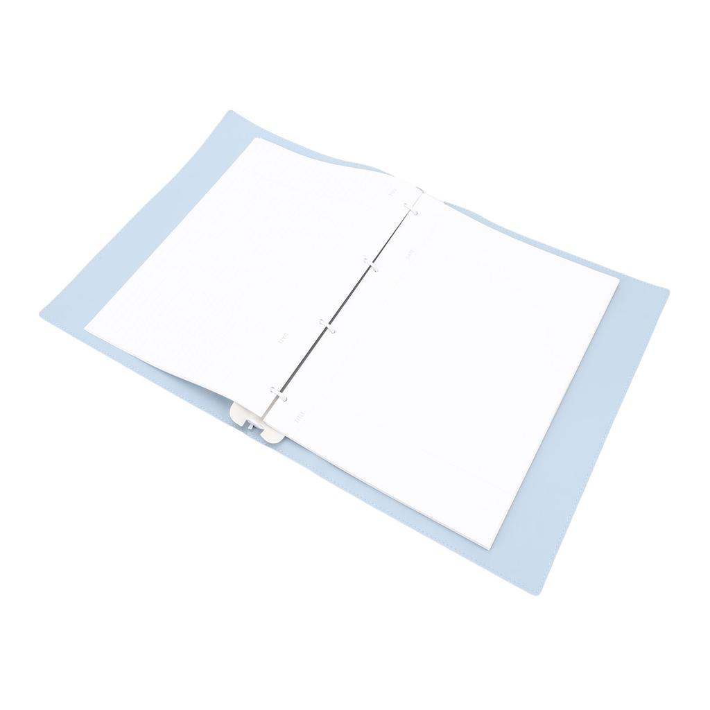 A4 Binder Notebook Waterproofing PU Leather Refillable Binder Planner for Mind Mapping Study Working School