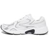 Fila Recharge Abrasion Resistant Low Top Casual Shoes Unisex White Gray 1RM02860G100