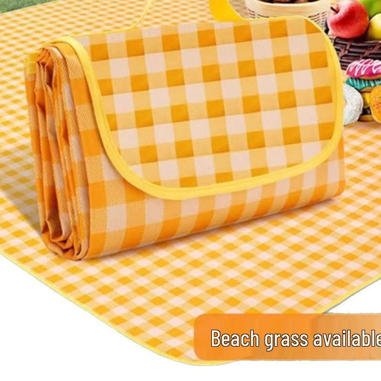 Thickened Waterproof Picnic Mat: Portable, Moisture-Proof, Foldable Outdoor Camping Ground Cloth.