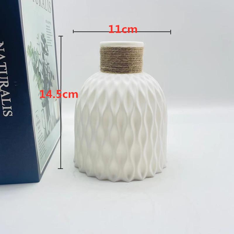 Pineapple Design Decorative Vase Plastic Flower Pot Table And Home Ornaments